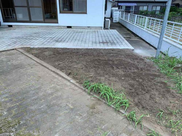 街の便利屋さん（リサイクル妻沼）は、相談・見積無料なので、いつでもお気軽にお電話ください。幅広に困りごとの解決に全力で取り組ませて頂きます。東松山市で花壇の撤去のお仕事。